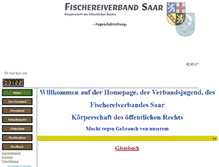Tablet Screenshot of fvsaarjugend.de